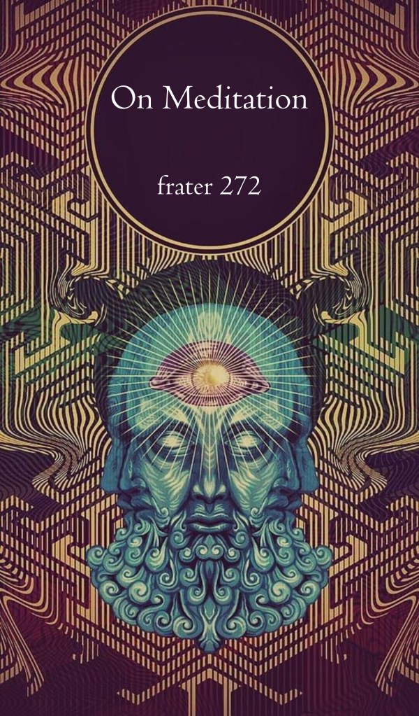 Surreal book cover featuring a multi faced head with a glowing third eye